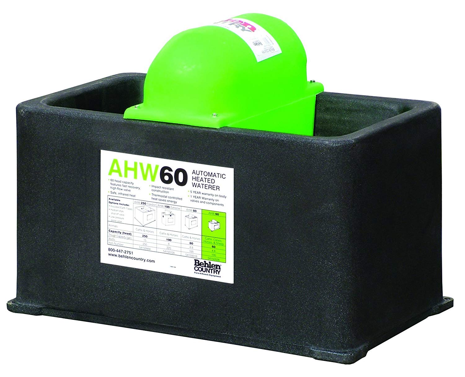 AHW60   Waterer Heated