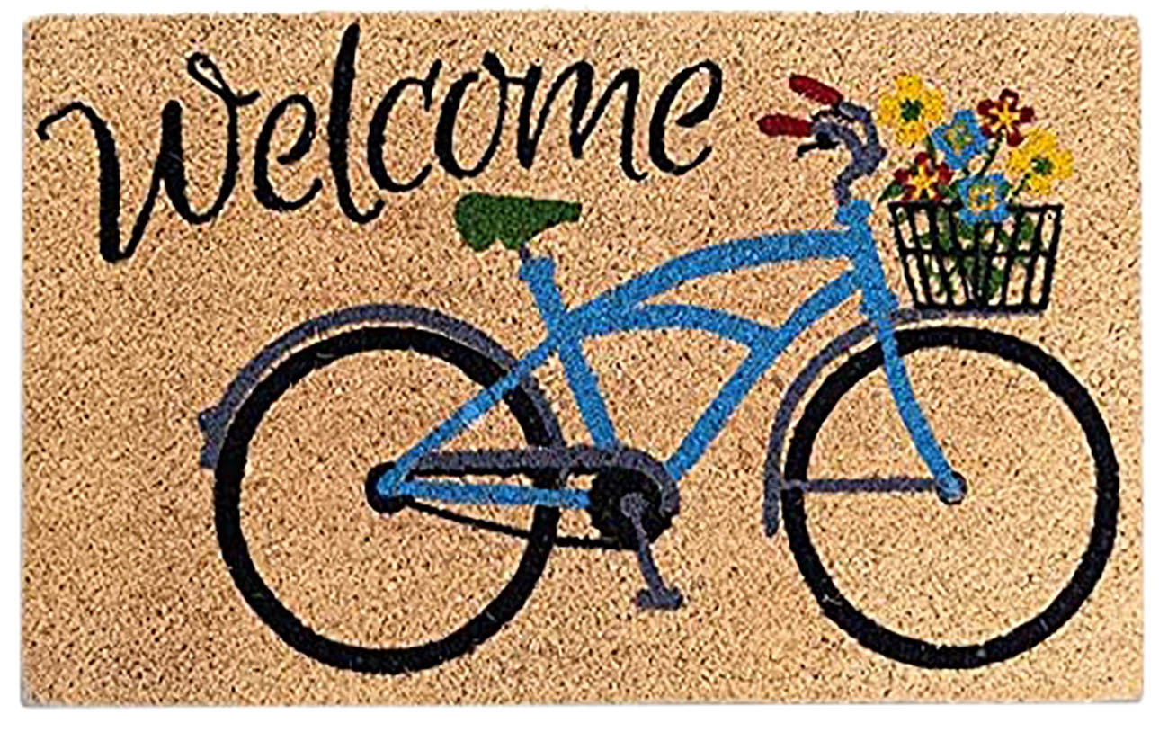 17x29 Welcome Bike Mat