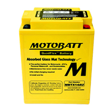 MBTX14AU  M/C BATTERY AGM Ah16.5