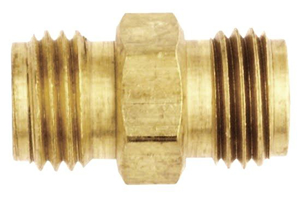 S-649   NIPPLE 1/4"NPS M HEX 2PK