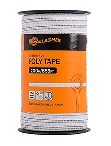 G641004   Gate 1-1/2" Tape WHT