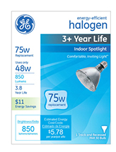 73546   GE Bulb 48W Par30 Halo