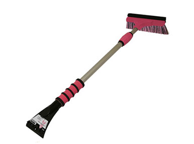 S12577  Snow Broom Extend PINK