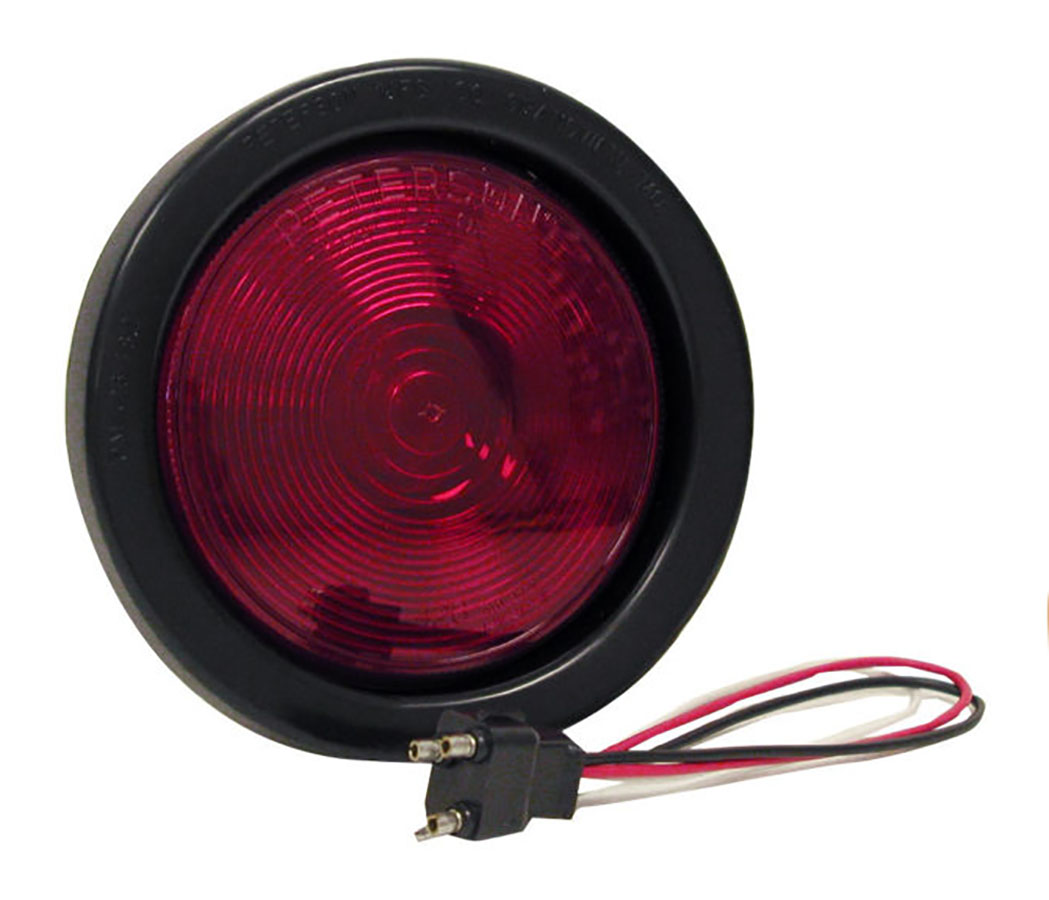 V426KR  S/T/T Light Red 4" RND