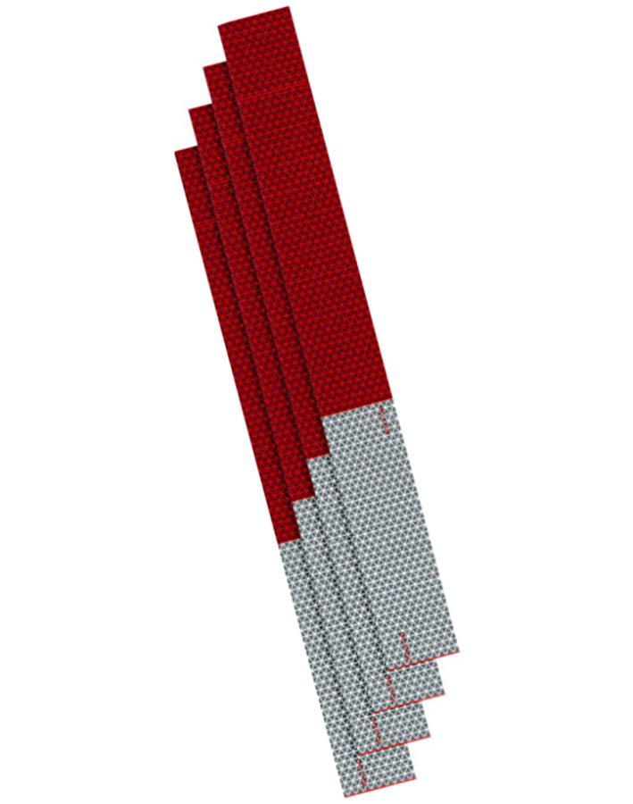 465-4K Reflector Strip Kit 4PK