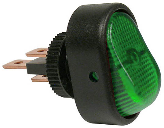 PMV5583PT Rocker Switch Green