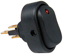 PMV5584PT Rocker Switch Red LED