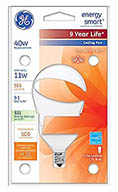 78937   GE CFL BULB A17 11W