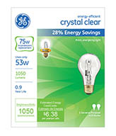 78797   GE Halo Bulb 53W CLR 2PK