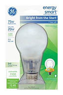 63504  SW A21 CFL Bulb GE 20W