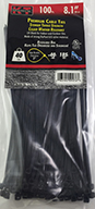 5-9476  C/Tie BLK 8.1"40# 100PK